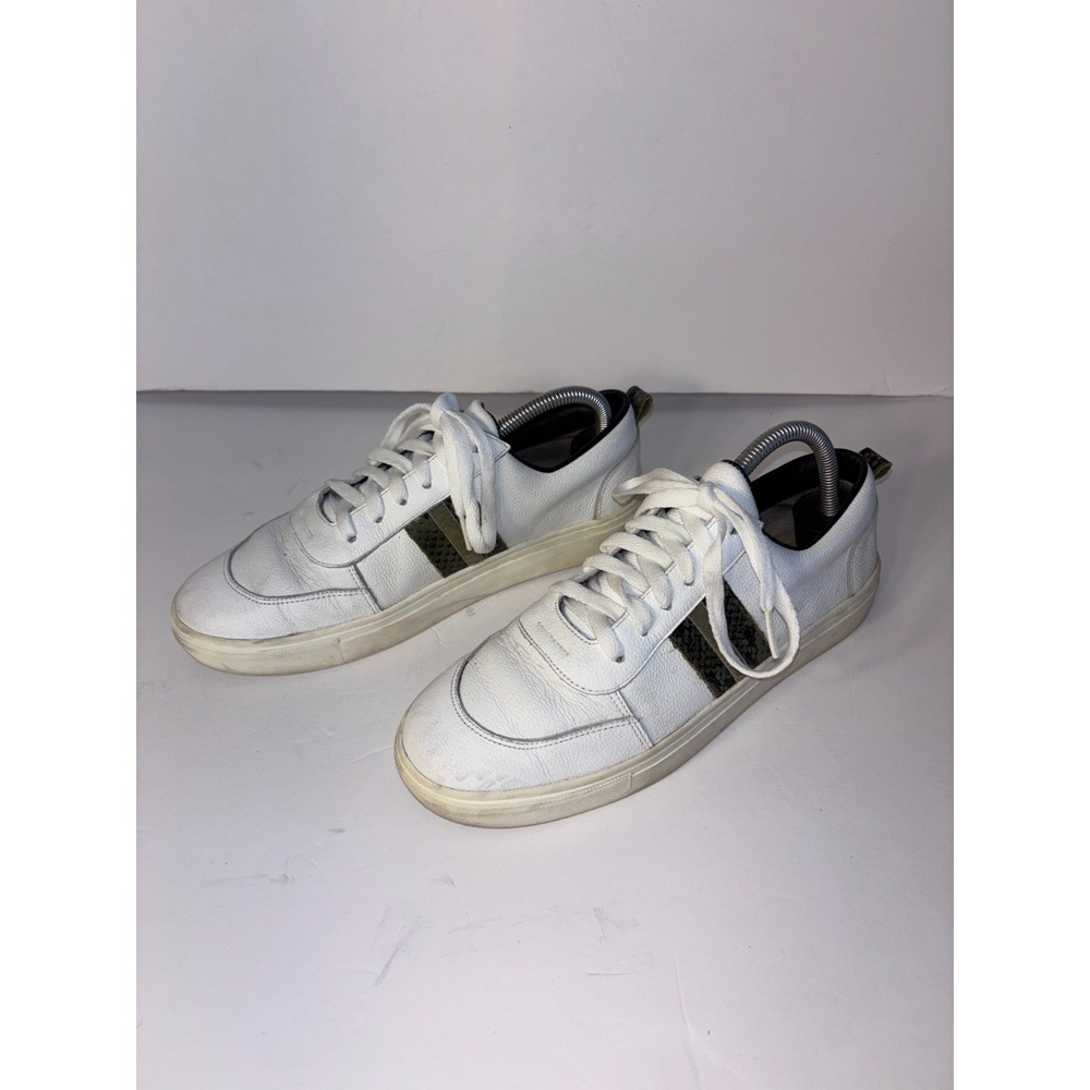 Kaanas Zurich Sneakers Womens Size 40 White Contrast Stripes Low Top Lace Up